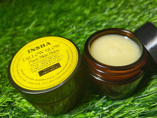 INSHA Tallow Glow: A Unique Approach to Skin Care with Pure Tallow and Natural Ingredients 🌿 - INSHA