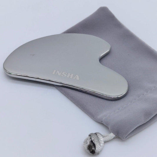 INSHA Premium Stainless Steel Gua Sha Tool Set for Ultimate Facial Rejuvenation - INSHA
