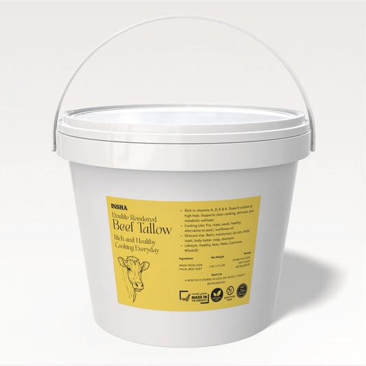 Double Rendered Halal Beef Tallow | INSHA