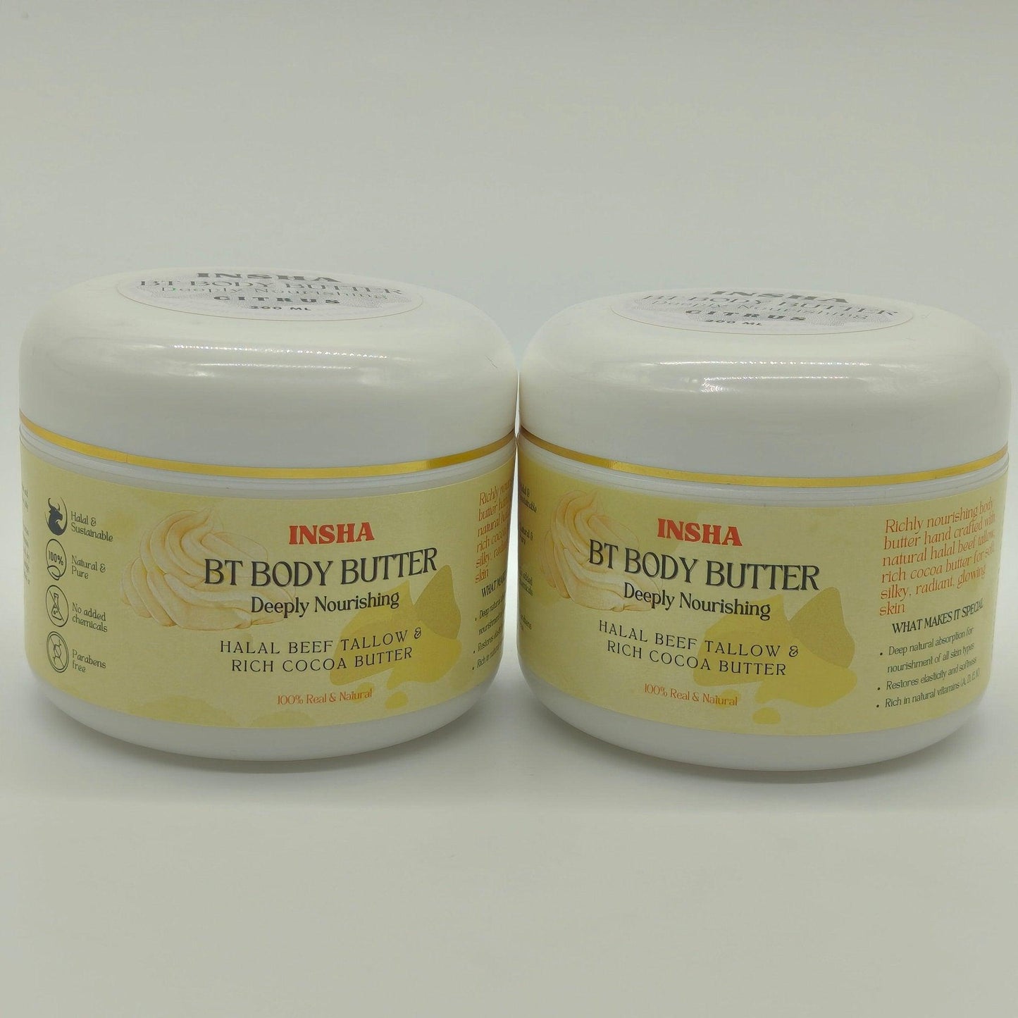 INSHA BT Body Butter™ Natural, Halal and Luxuriously Hydrating for Daily Skincare Routine - INSHA