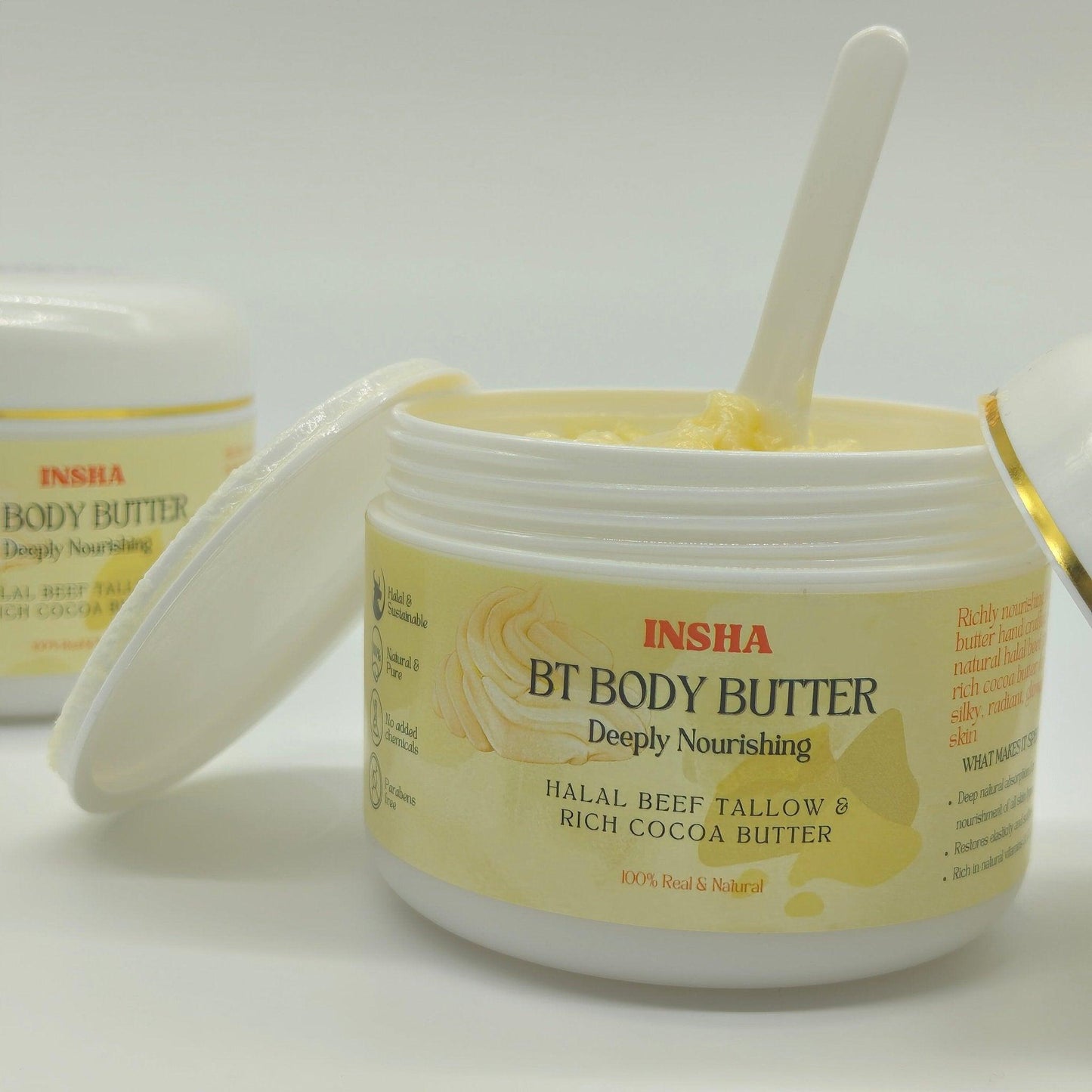 INSHA BT Body Butter™ Natural, Halal and Luxuriously Hydrating for Daily Skincare Routine - INSHA
