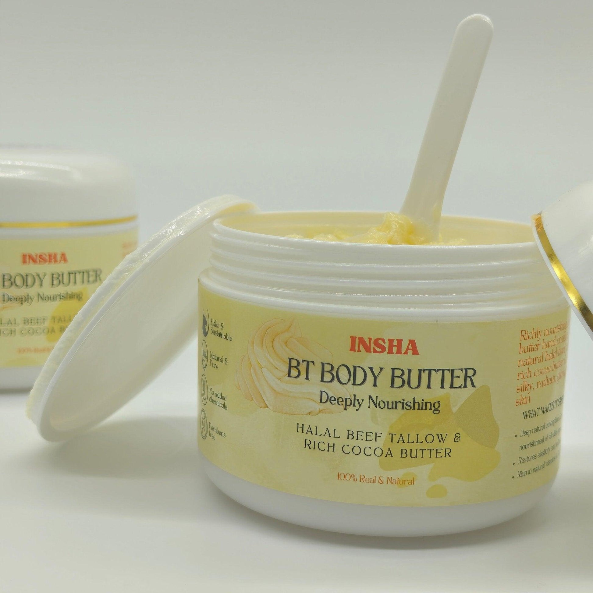 INSHA BT Body Butter™ Natural, Halal and Luxuriously Hydrating for Daily Skincare Routine - INSHA