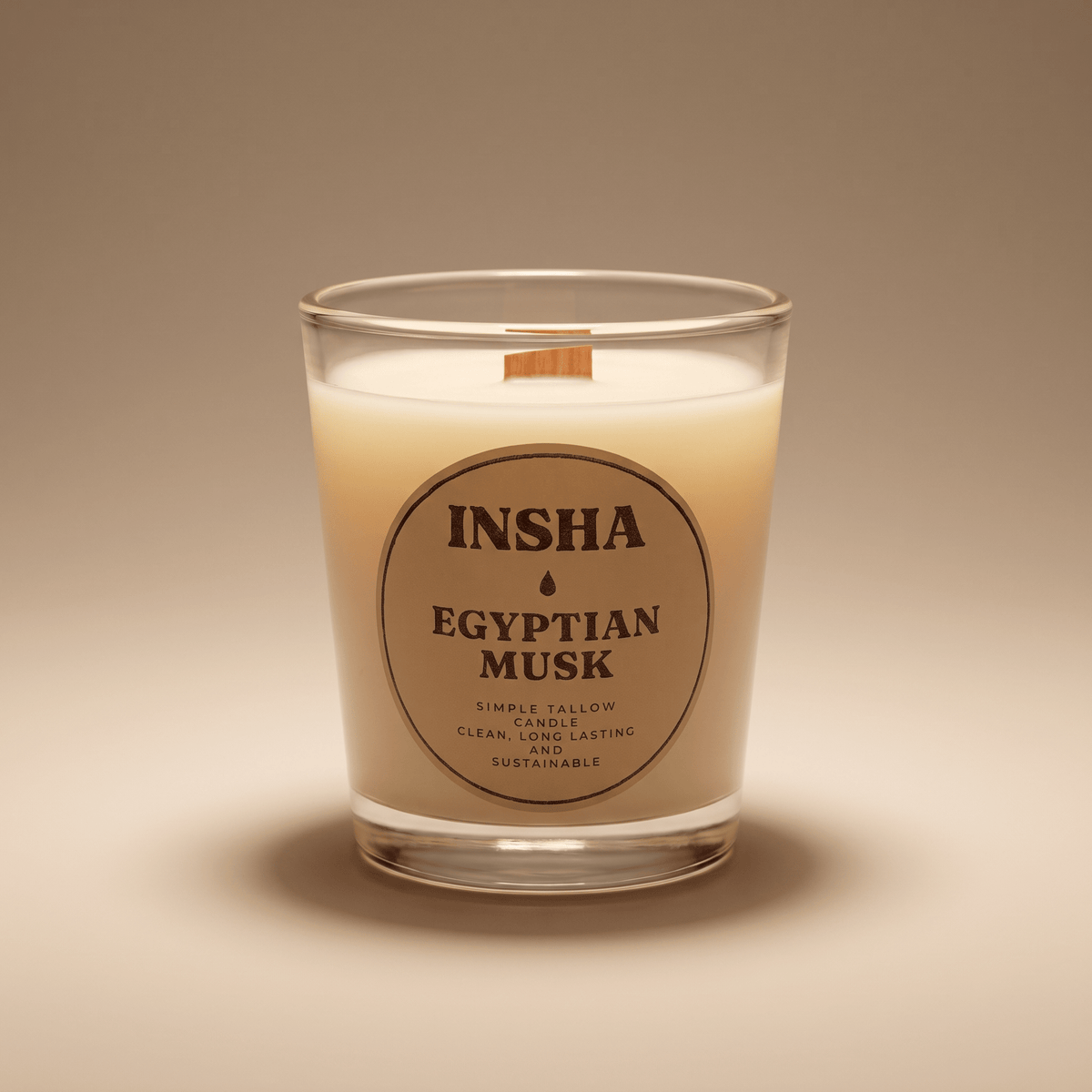Simple Tallow Candle | INSHA