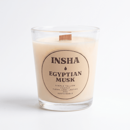 Simple Tallow Candle | INSHA