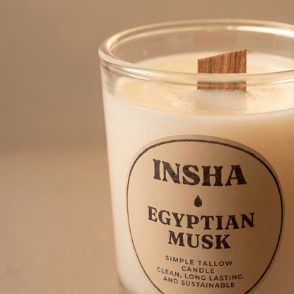 Simple Tallow Candle | INSHA